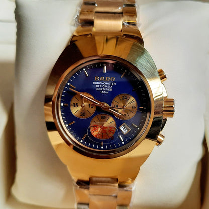 Golden Blue Chronograph