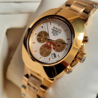 Golden White Chronograph