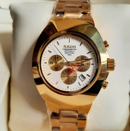 Golden White Chronograph