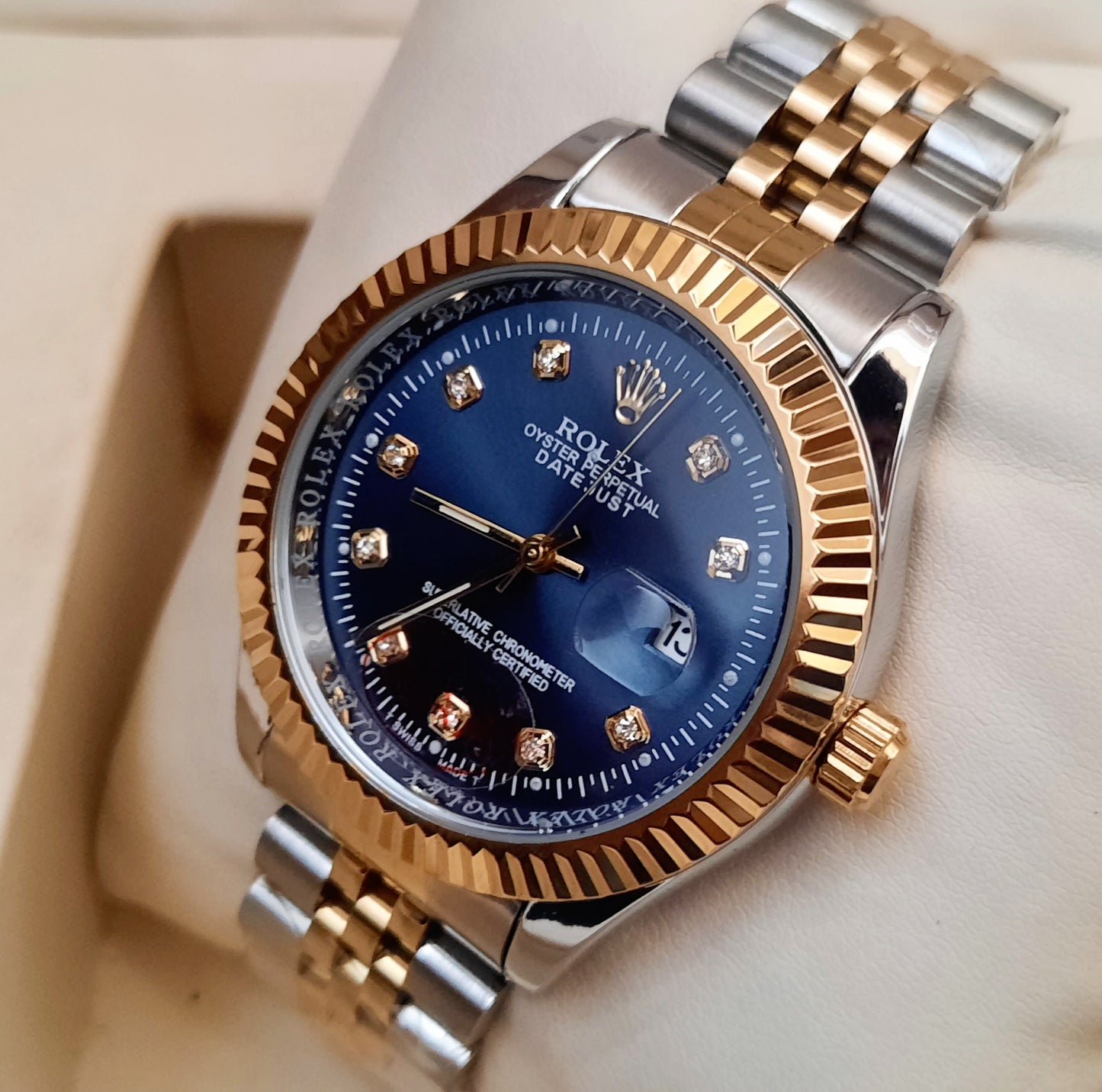 Blue Dial Datejust Watch