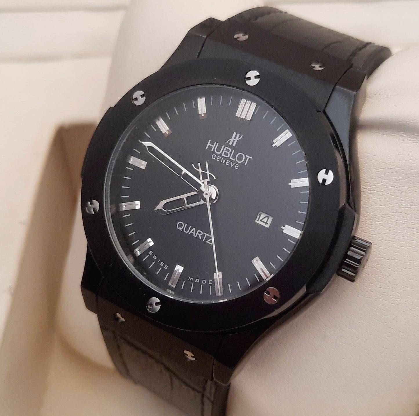 Master Full Black Quartz Watch