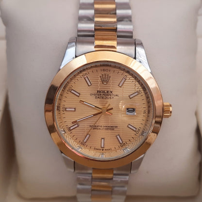 Two tone Golden Datejust Watch