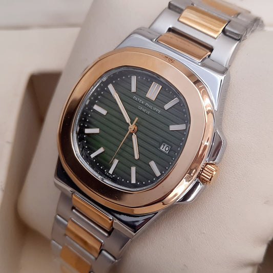 Patek Twotone Green Watch