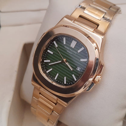 Patek Golden Green Watch