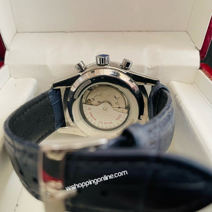 De Ville Blue Strap Automatic watch