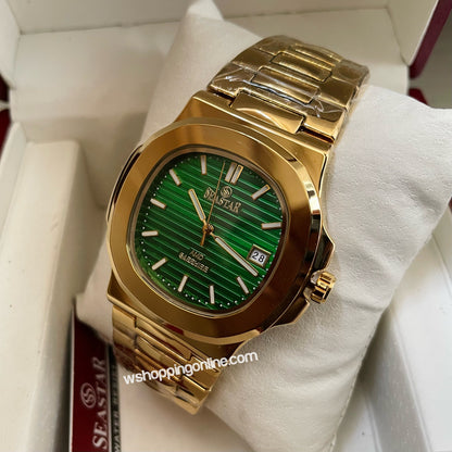 SeaStar Golden Green Dial Sapphire Original Watch