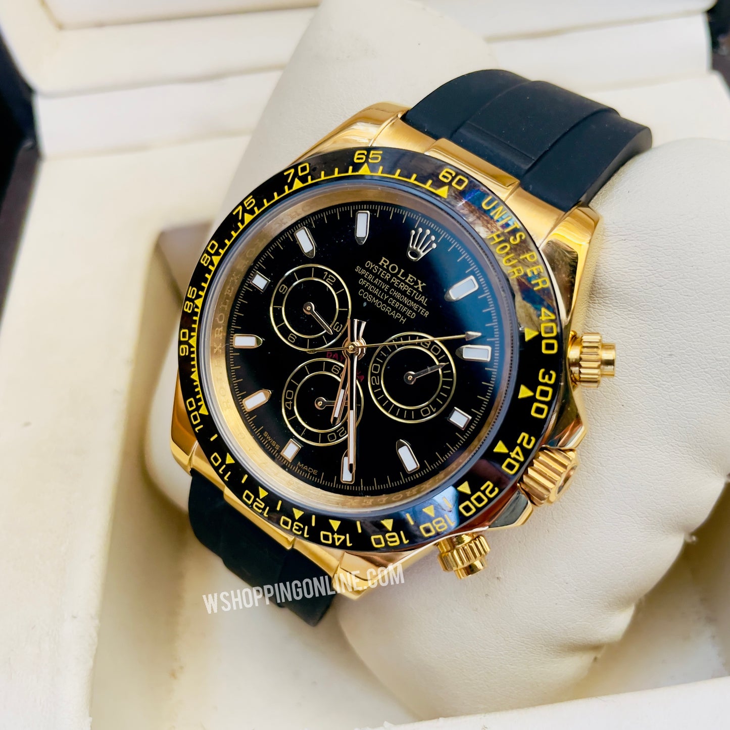 Daytona Golden Black Dial Automatic Watch