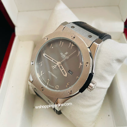 Black Grey Dial Arabic Automatic Watch