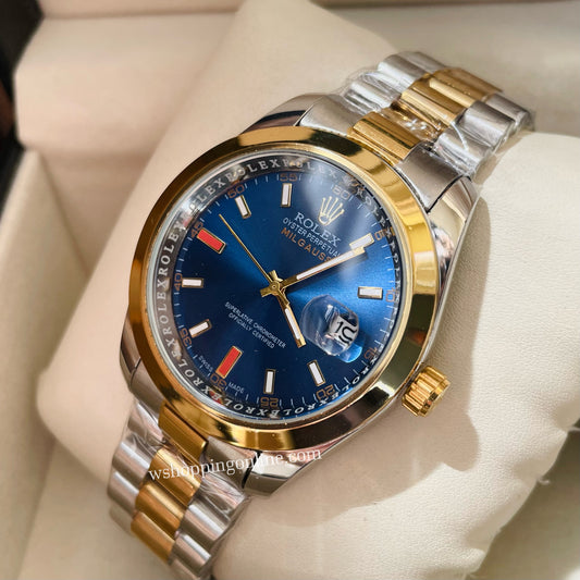 Twotone Blue Milgauss Watch