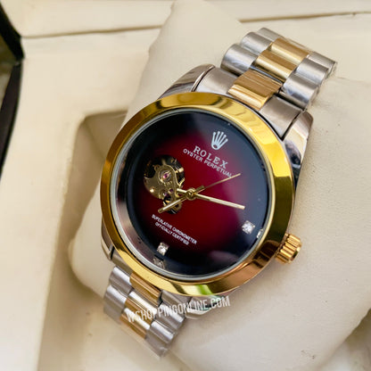 Single Eye Red Automatic Watch