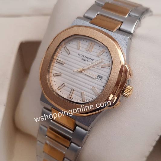 Patek Twotone White Watch