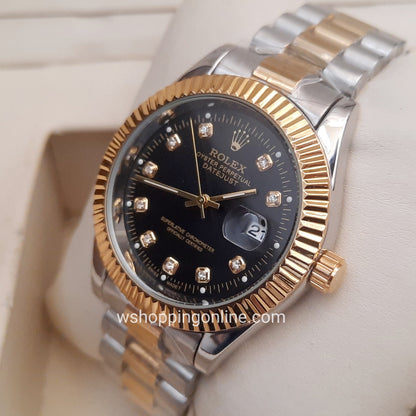 Twotone Black Diamond Datejust