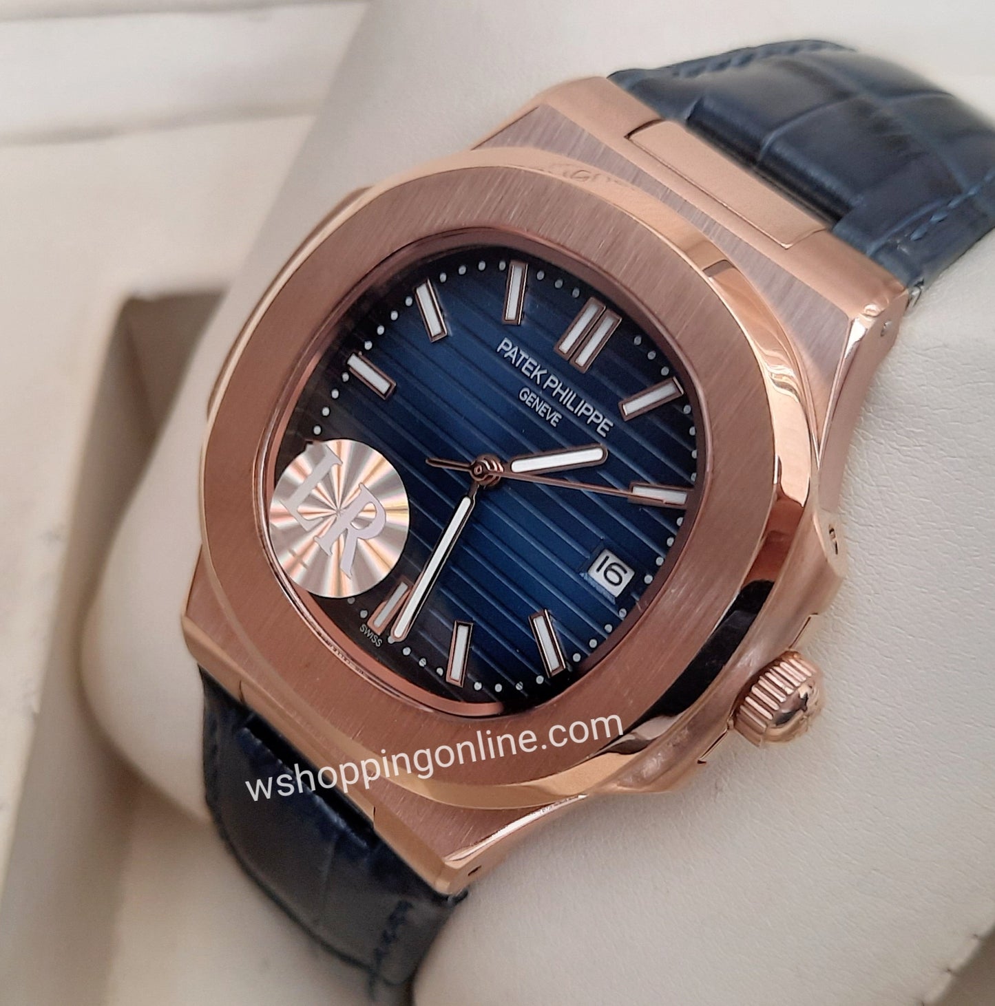 Master Patek Rose Blue Strap Automatic