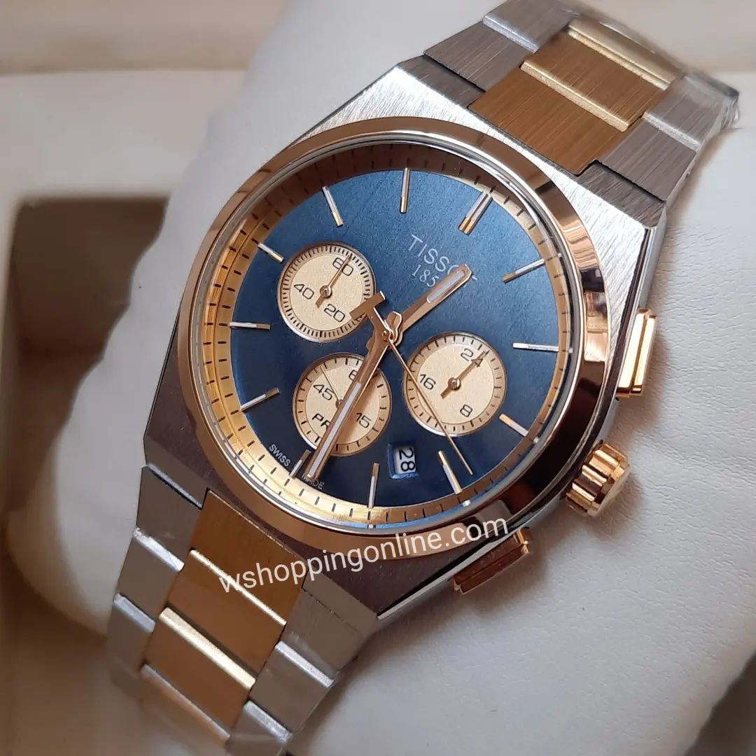 Master PRX Two tone Blue Chronograph working Watch