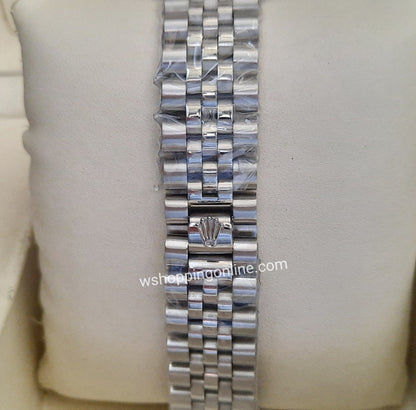 Silver Blue Dial Datejust Watch