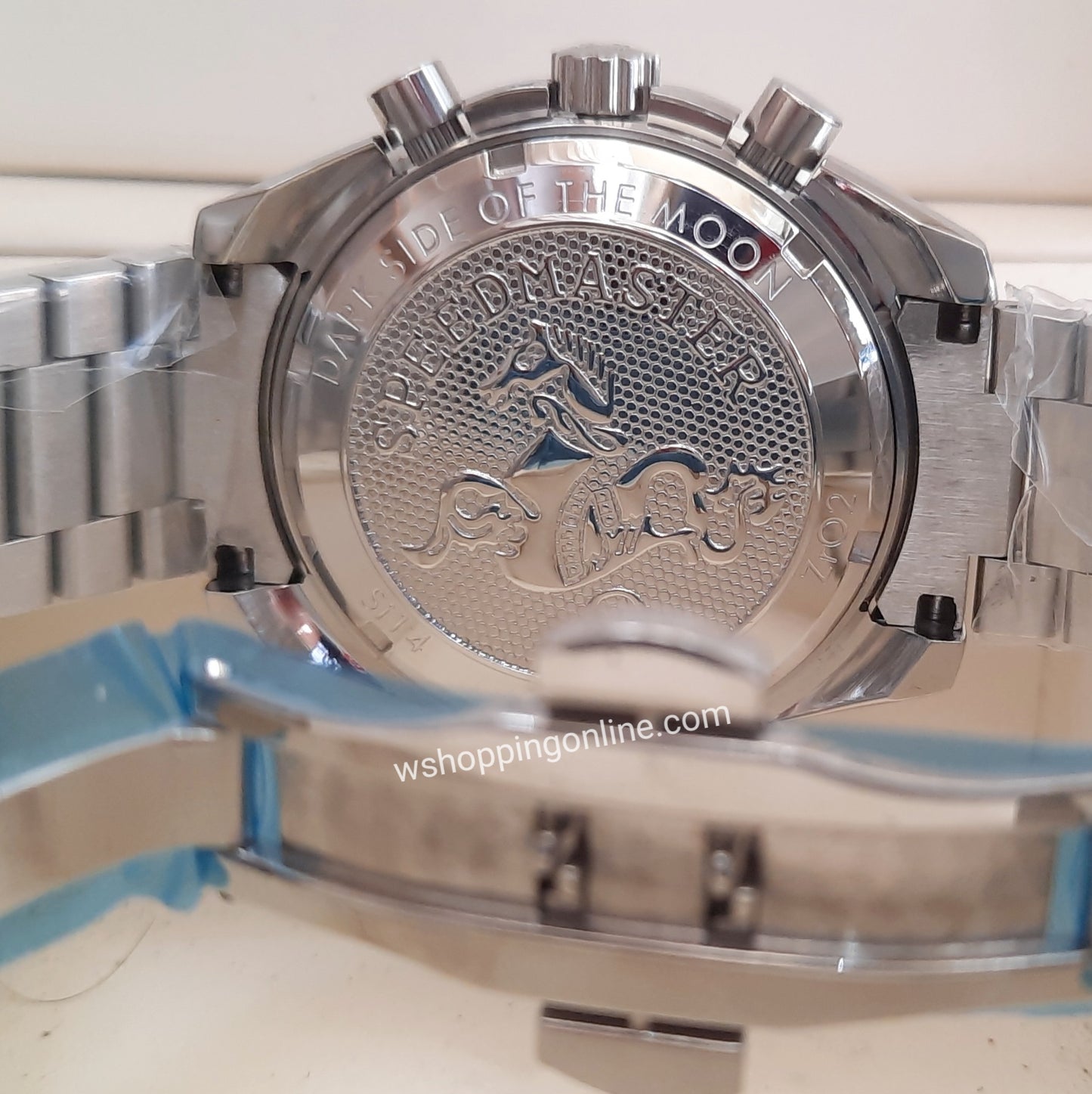 Master Speedmaster Blue Silver Chain Chronohraph Working Watch