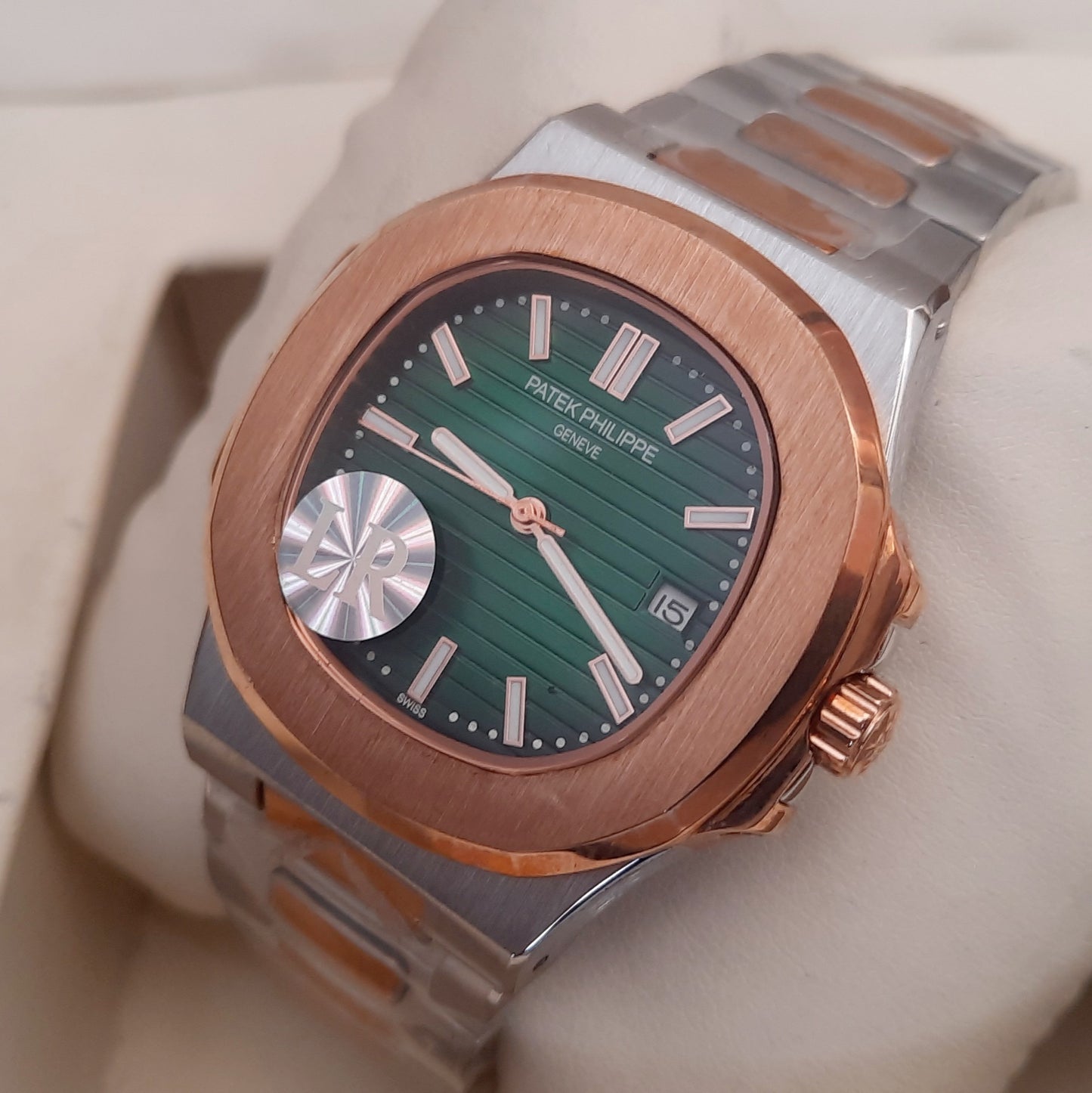 Patek twotone green Automatic