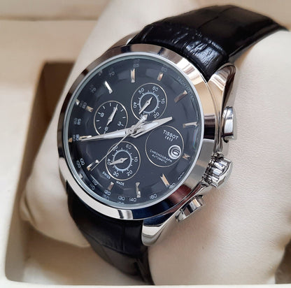 Black Chronograph Working Watch