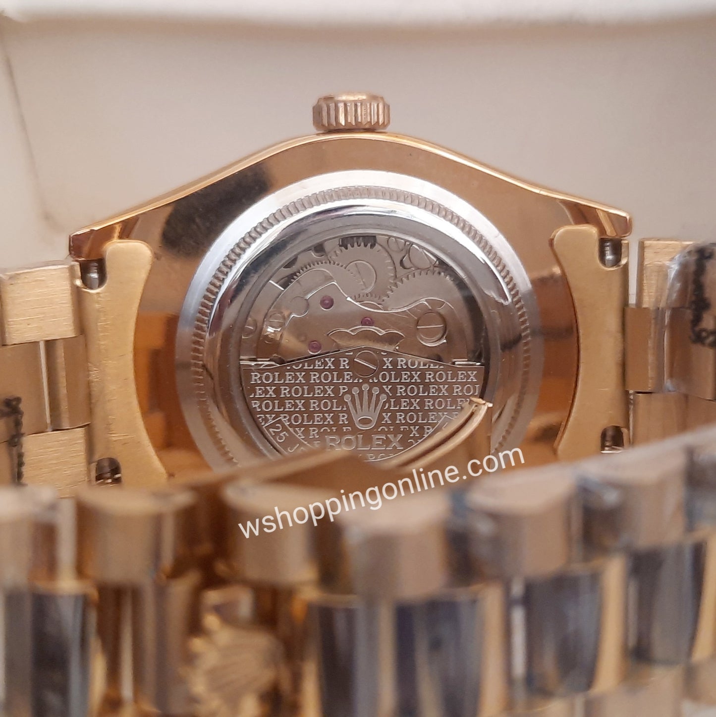 Single Eye Full Golden Automatic Watch