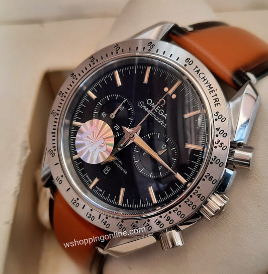 Master SpeedMaster Brown Silver Black Chronograph Working Watch