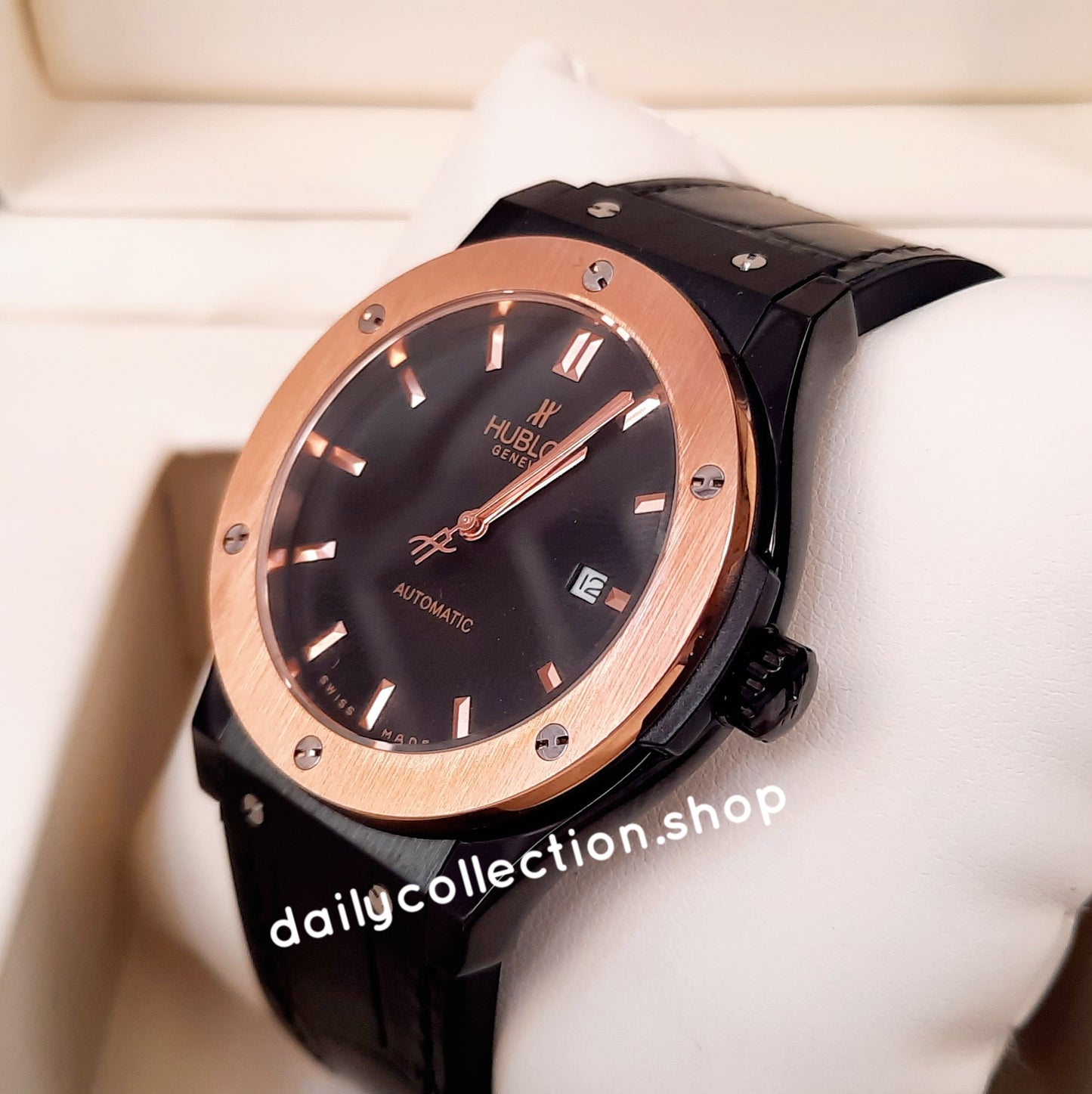 Master AUTOMATIC Black Golden Watch